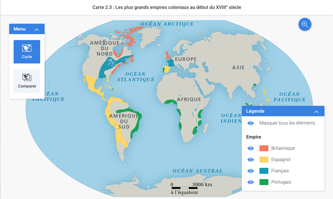 Carte interactive