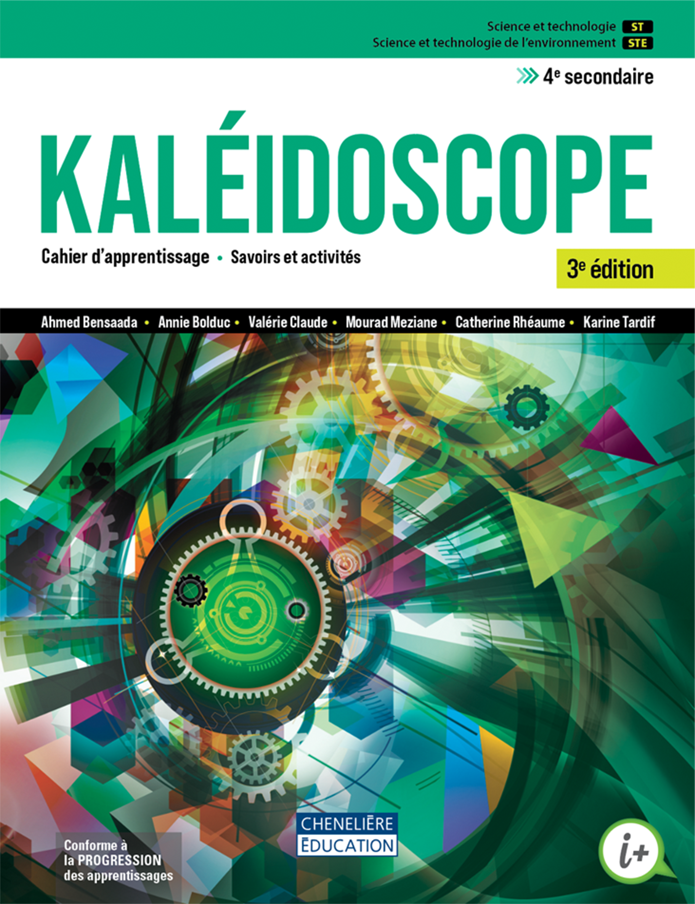 Couverture de Kaléidoscope ST-STE, 4e secondaire