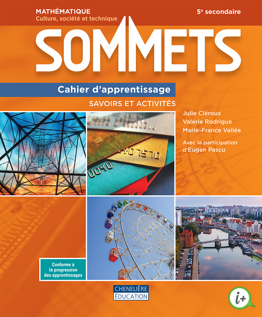 Couverture de Sommets CST, 5e secondaire