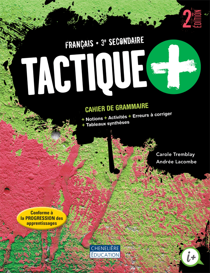 Couverture de Tactique+, 3e secondaire