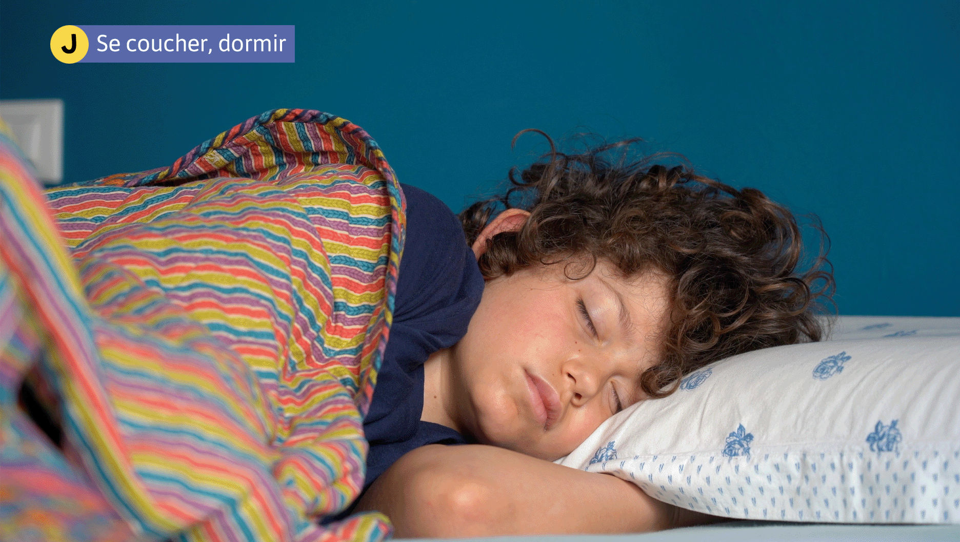 J. Se coucher, dormir
