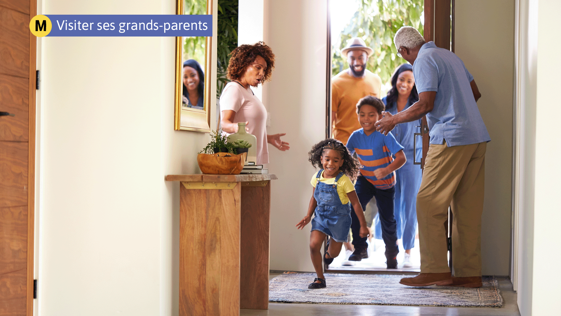 M. Visiter ses grands-parents