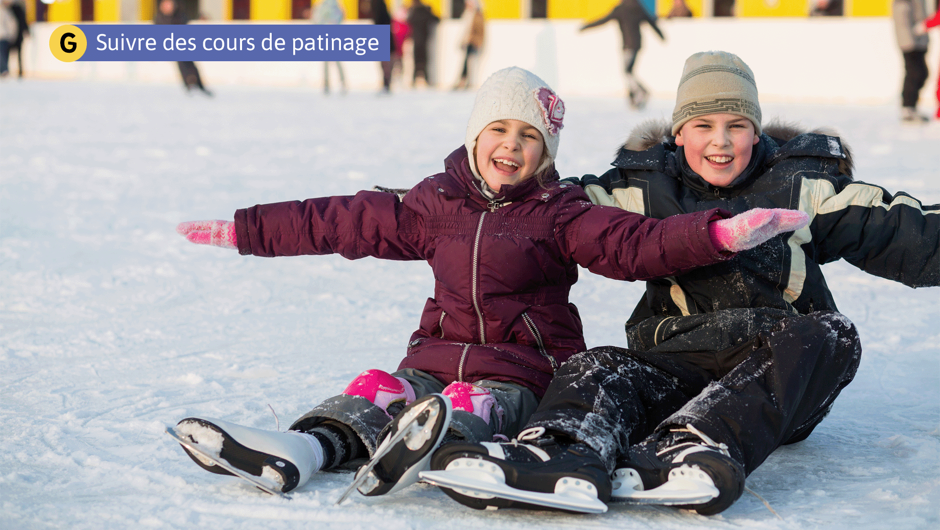 G. Suivre des cours de patinage